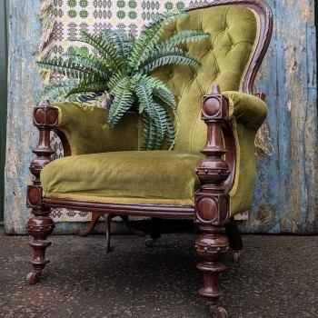 Gorgeous Green Armchair
