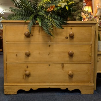 SOLD-Galleried Chest of Drawers