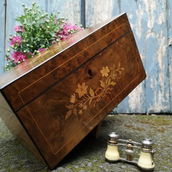 SOLD-Antique Walnut Box
