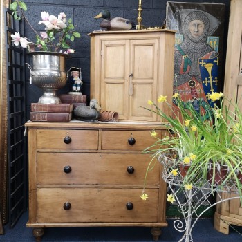SOLD-Victorian Pine Chest of Drawers